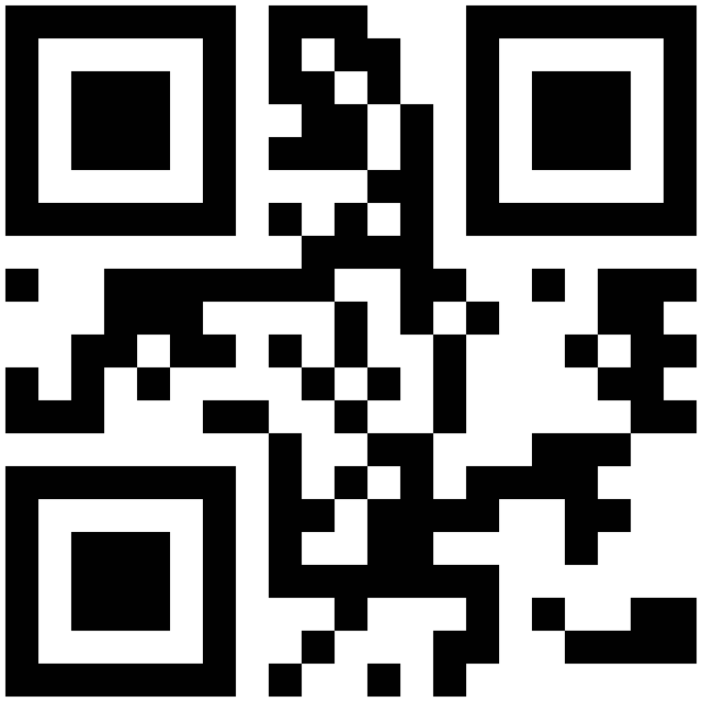 Generic black and white QR code